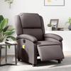 VidaXL Electric Reclining Massage Armchair, Relaxation Chair with Adjustable Backrest and Footrest, Salon Seat 3204259