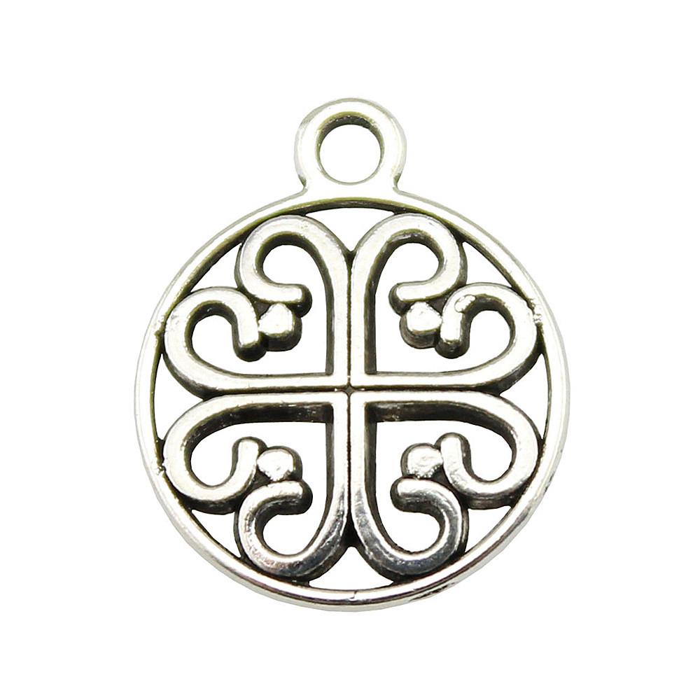 Flowers Of Life Charms Vintage Alloy Pendants For Nature Inspired Jewelry Making