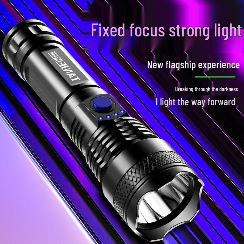 Rechargeable Super Bright LED Flashlight - Portable, Long-Range, Ideal for Night Walking and Outdoor Use