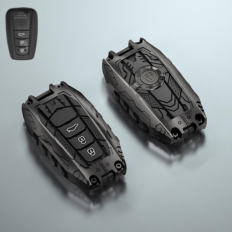 Zinc Alloy Car Key Cover Case For Toyota Bz3 Asia Dragon Car Shell Yize C-Hr Prado Sienna Crown Kluger Harrier