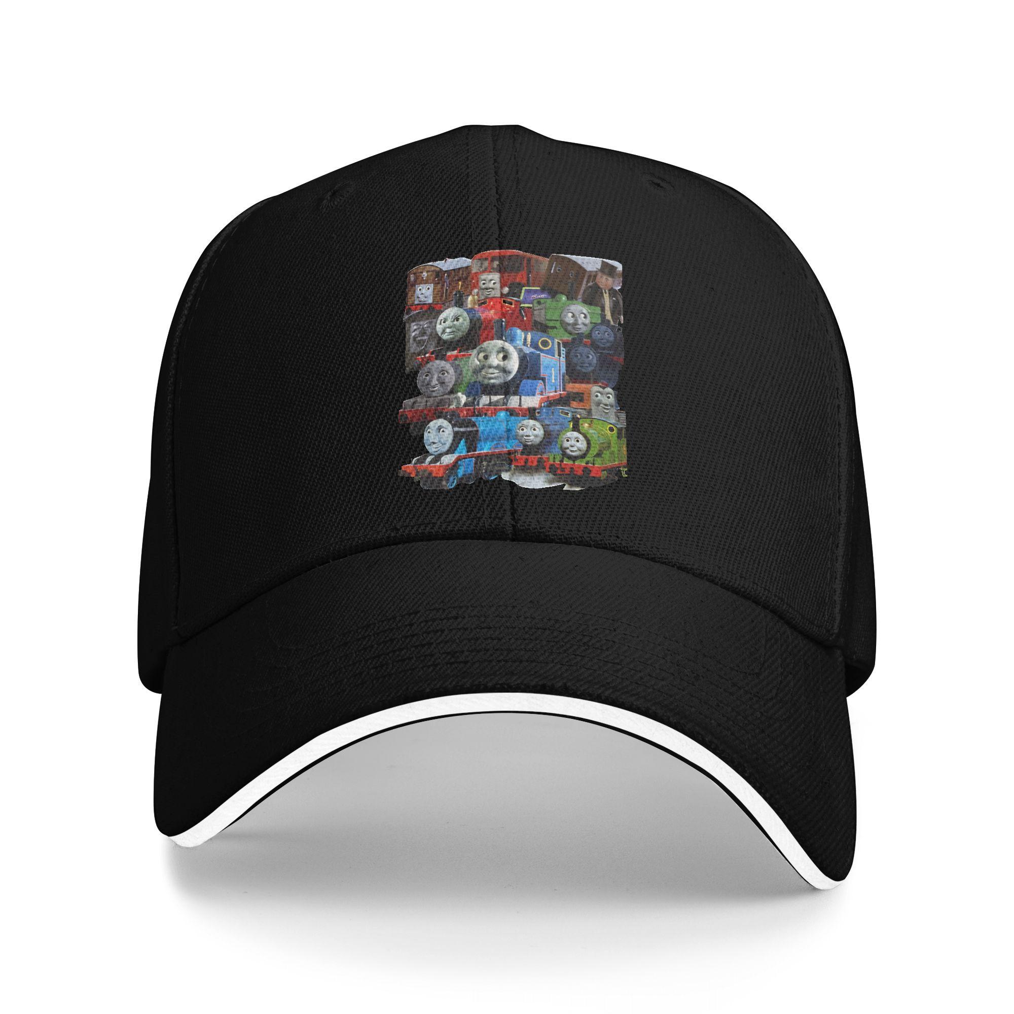 Summer TThomas Train Baseball Cap Cartoon Railway Car One Size