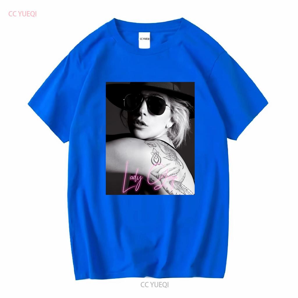Lady Gaga T Shirt Funny giftand tee vintage Washed Comfortable graphic Stretched homme Versatile Stylish Casual