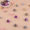 20pcs Silicone Beads with 15mm Diameter Food Grade Baby Teethers Beads Silicone BPA Free For Necklaces Pacifier Holder