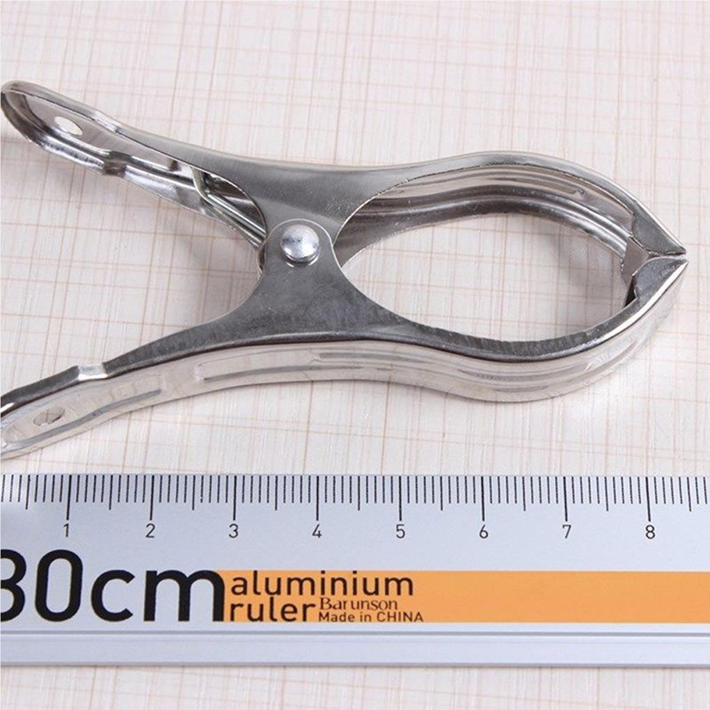 Towel Laundry Clothes Pegs Hanging Clips Pins Fixing Clamp Dress Washing Accessory Clothing Drying Clip Stainless Steel Clamps