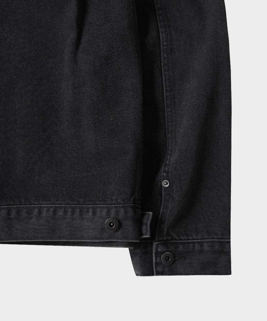 TAILDERN Mitchum Denim Trucker Jacket Black