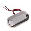 2pcs 12V Marine Oblong Oval Surface Mount Courtesy Light White