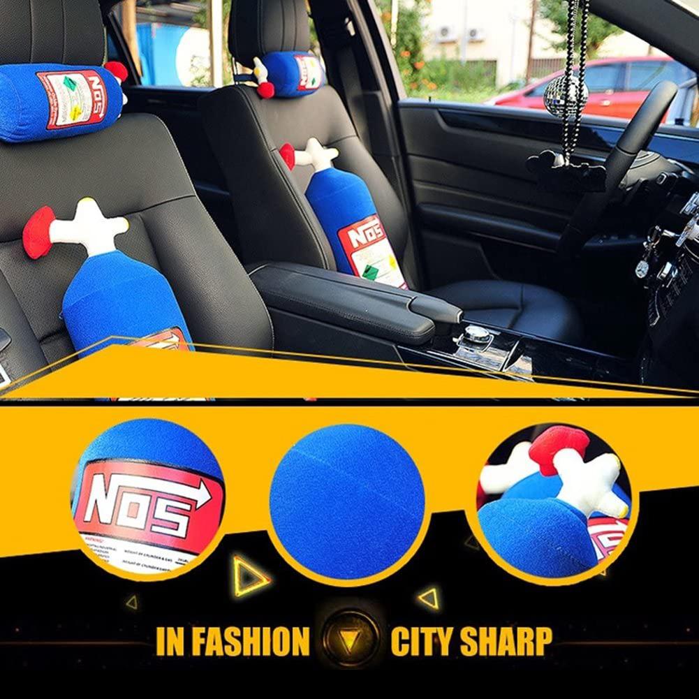 Pernă pentru gât mașină Suport pentru tetiera auto pentru scaunul șoferului din față pentru pasagerul din față NOS Pernă pentru sticlă Decor auto Perna pentru tetiera de pluș