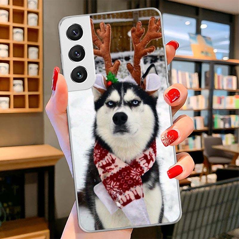 Siberian Husky Dog Cover Phone Case For Samsung Galaxy S26 S25 Edge S24 Ultra S23 S22 Plus S21 S20 FE Soft Fundas Shell Galaxy S