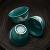 1 Pc Chinese Hand-painted Pine Crane Ceramic Tea Cup Pu'er Master Teacup Handmade Tea Bowl Household Travel Teaware Tea Set