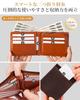 Tochigi Leather Men's Bifold Wallet, Popular Brand, Genuine Leather, Large Capacity, YKK Zipper, Coin Pocket, Crafted by Top Leather Craftsmen, Men's,