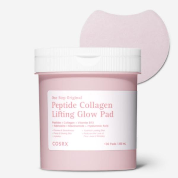 COSRX One-Step Original Peptide Collagen Lifting Glow Pad Anti-Aging & Hydrating Toner Pads 100ml