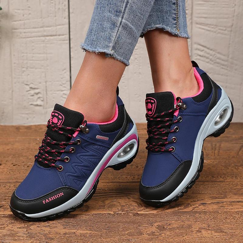 Chaussures de Sport Imperméables à Semelles Épaisses pour Femmes Chaussures d'Extérieur Légères et Durables Nouvelle Collection 2026 Chaussures de Marche Réduction Limitée dans le Temps