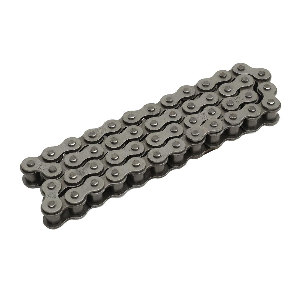 Drive Chain High Strength Low Noise Wear Resistant 48 Links Chain Replacement for Sunl 150cc 250cc Go Kart