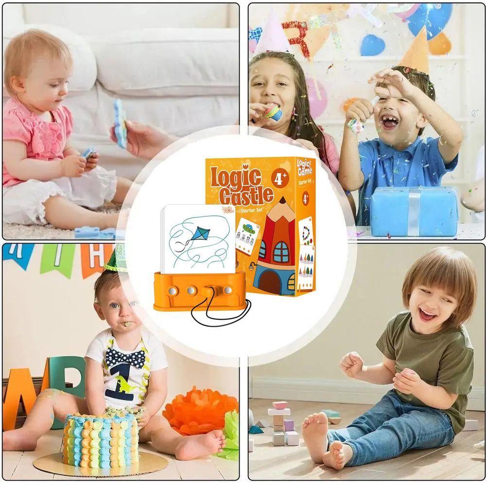 Early Educational Logic Key Thinking Training Matching Game Key Thinking Puzzle Toy  Kids