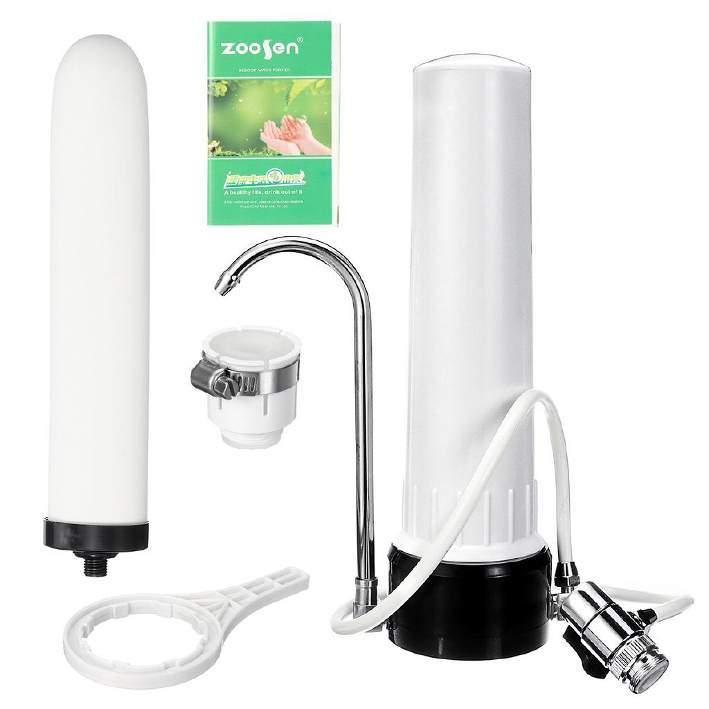 Water Purifier Single Filter Home Kitchen Faucet Stage Water Purifier Ceramic Combined Carbon Water Treatment
