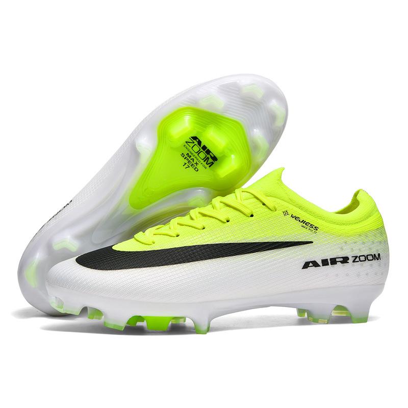 Scarpe da calcio basse per giovani uomini e donne per sport all'aperto erba combattimento reale antiscivolo professionale AG unghie rotte