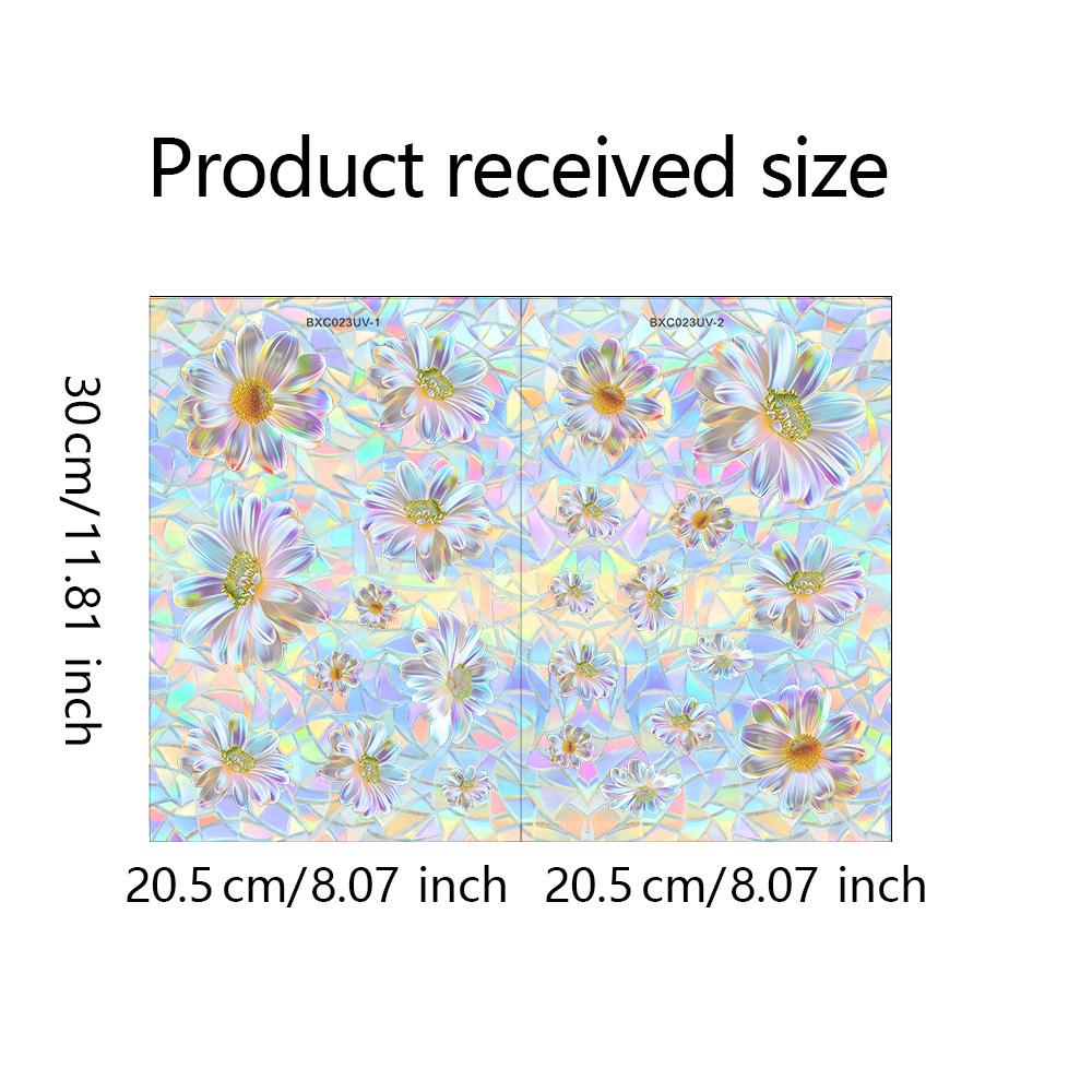 

Неправильной формы маленькие цветочки Домашнее украшение Стеклянная дверь и окно Антистатические наклейки на окна