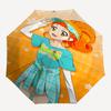 1pc Happiness Anime Character Outdoor Umbrella - Automatic Opening/Closing, Portable 3-Fold Design with Iron Frame - Perfect Gift for Fans, Travelers,