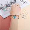 10 Teile/los Niedlichen Cartoon Blau Schlüsselanhänger Ocean Star Anhänger Charme Handwerk Für Halskette Armband DIY Schmuck Machen Zubehör