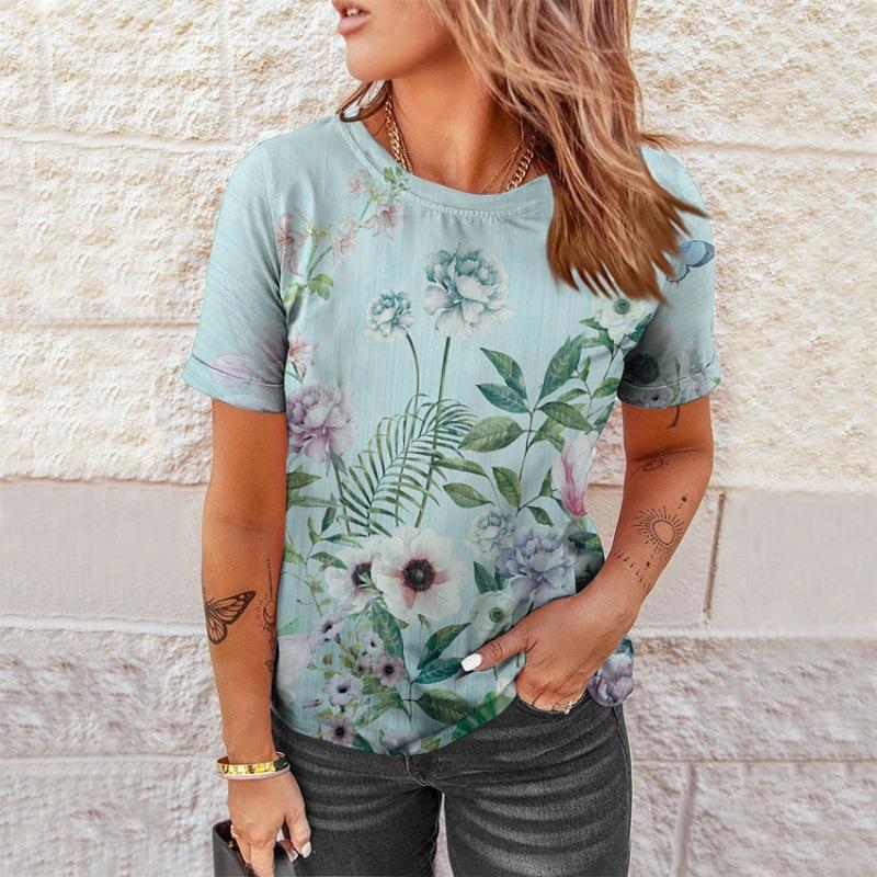 

Футболки с 3D принтом «Океан, море» и рыбой, женская уличная одежда, пляжная футболка с v-образным вырезом Y2k, большие топы в стиле Харадзюку, футболки, одежда 8XL