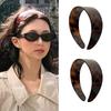 2026 Nouveau Bandeau Rétro Motif Écaille de Tortue pour Femmes Antidérapant Mode Accessoires pour Cheveux Casuel Maquillage Couvre-chef Bandeau Élégant