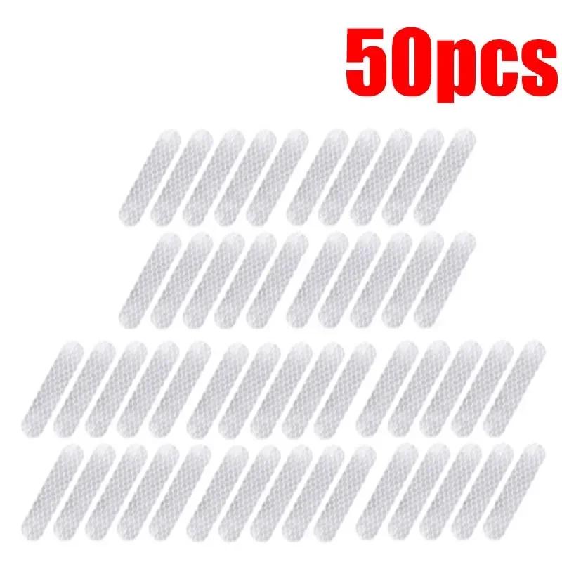 Helmet Warning Reflective Stickers Night Safety Driving Accessories Fluorescent Decorative Stickers Bicycle Motorcycle Car Decal