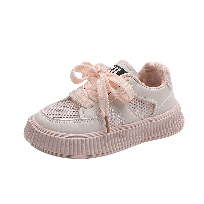 Kids Casual Sneakers 2025 Summer Non-slip Thick Bottom Toddler Mesh Hollowed-out Training Shoes Boys Girls School Comfort Wear