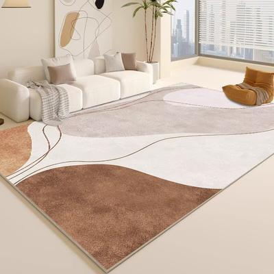 Tapete de Estilo Simples para Sala de Estar Decoração Abstrata Tapetes Grandes Tapete Antiderrapante para Quarto de Crianças 200x300cm Tapete de Mesa de Centro