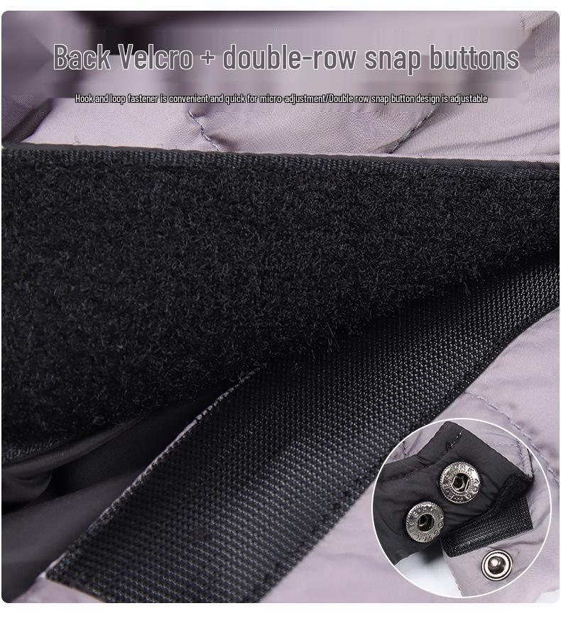 Reflective Waterproof Down Jacket for Small Dogs - Thickened Autumn/Winter Cotton Four-Legged Pet Apparel.