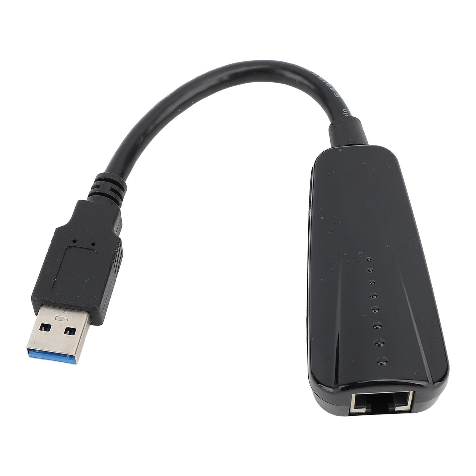 

USB3.0 to Ethernet Adapter 10 100 1000Mbps Stable Connection Gigabit LAN Network Adapter for Windows 10 8.1 8 7 Vista XP