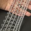 Clear White Glass Beads: High Transparency Round Handmade Beads for DIY Bracelet & Necklace Crafting