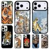 Mode Djur Tiger Konst mjukt Fodral för iPhone 17 Air 16 15 11 12 14 13 Pro Max Stötsäkert Skydd