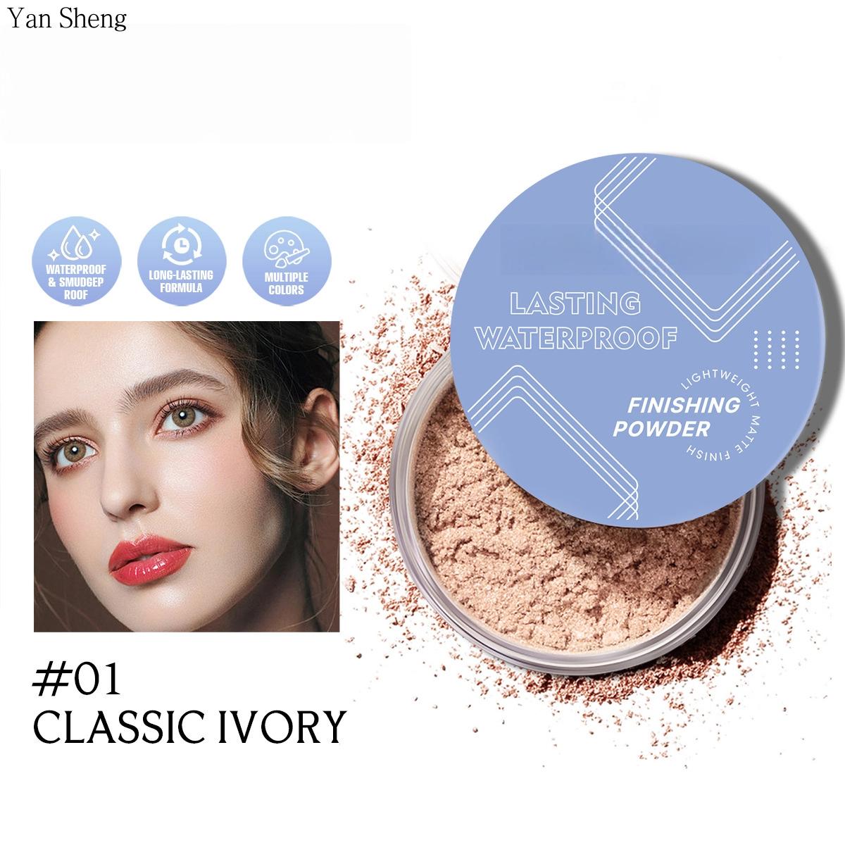 

Long-lasting Waterproof Makeup Powder Natural Repair Concealer Brightening Not Stuck Powder 01#