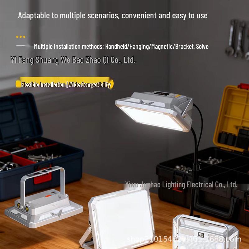 Rechargeable Magnetic Outdoor Work & Emergency Spotlight with Ultra-Long Battery Life