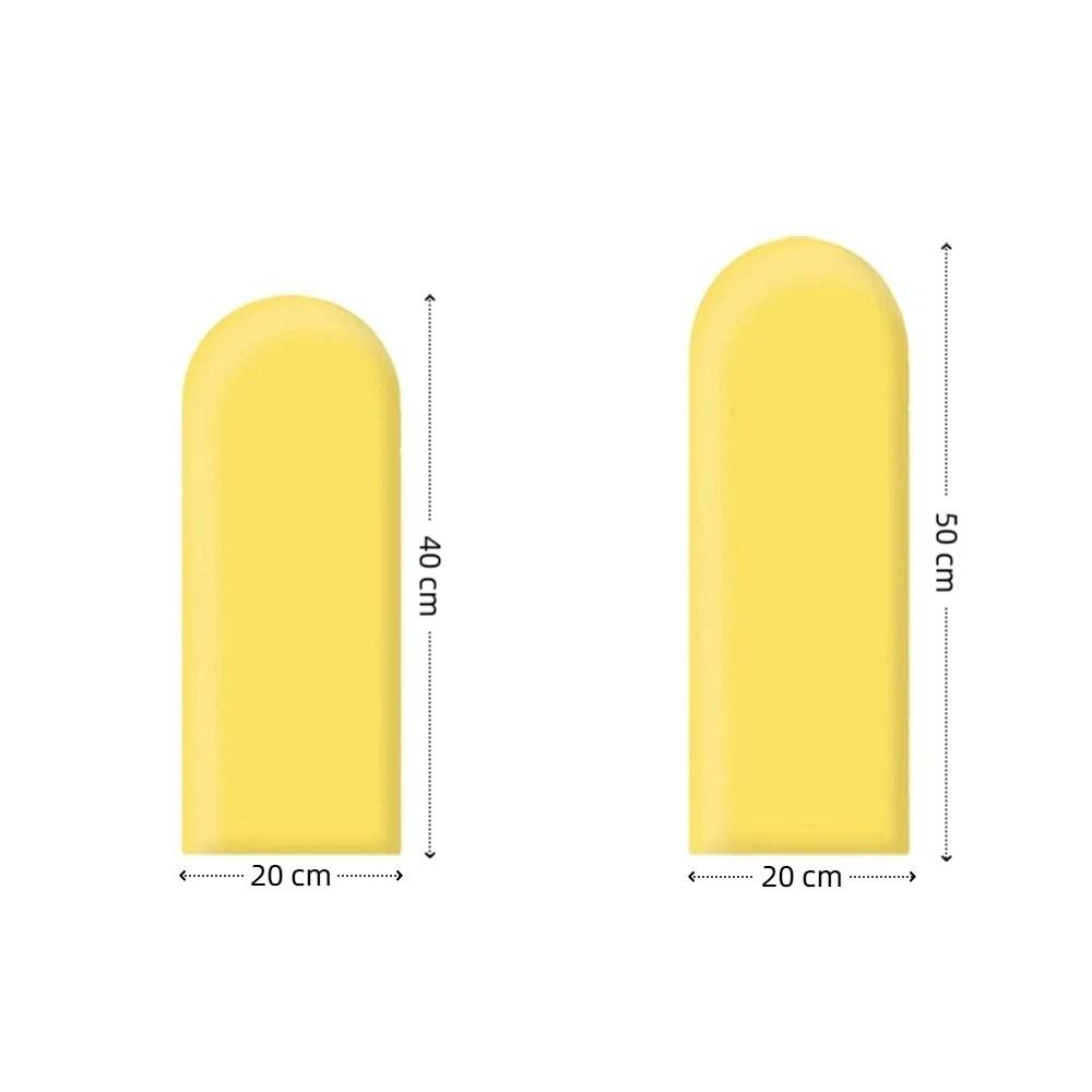 Nordic Style Soft Back Bed Headboard Self-adhesive Anti-collision Back Wall Mat Peel and Stick Wall Panels Home Decor