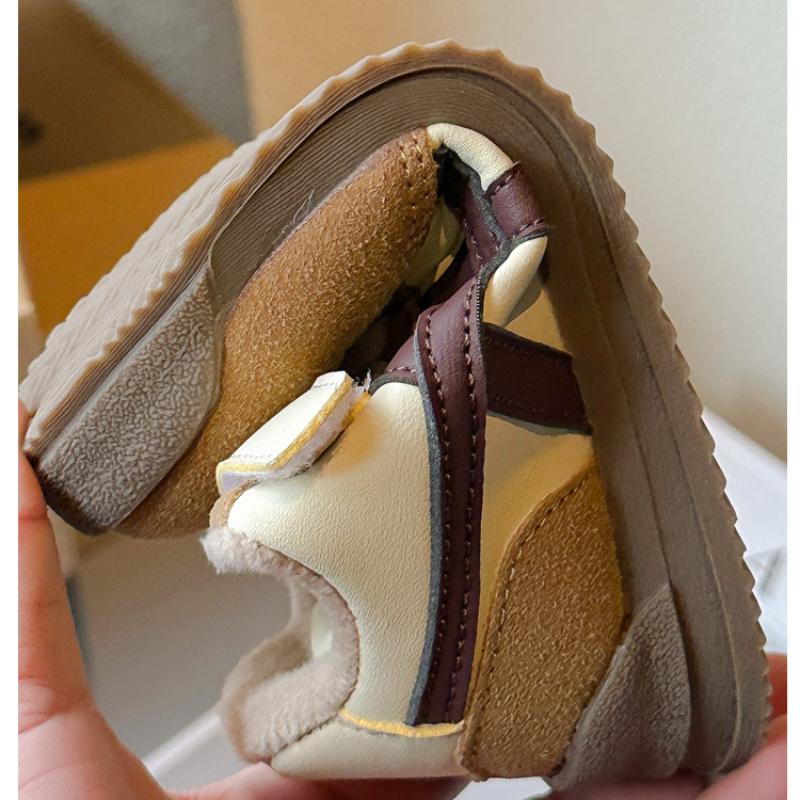 Winter Hot-selling Boys and Girls Plus Velvet Warm and Comfortable Soft Sole Casual Shoes