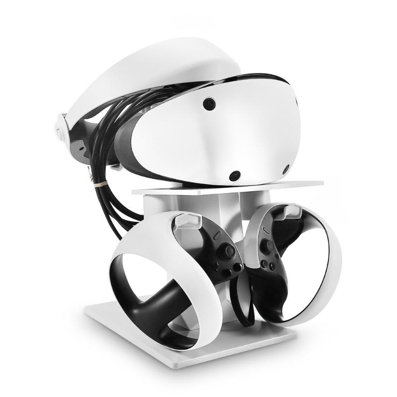 Suporte e Base para Headset e Controles PS VR2 Organizadores de Armazenamento Rack Estável Suporte Acessórios VR