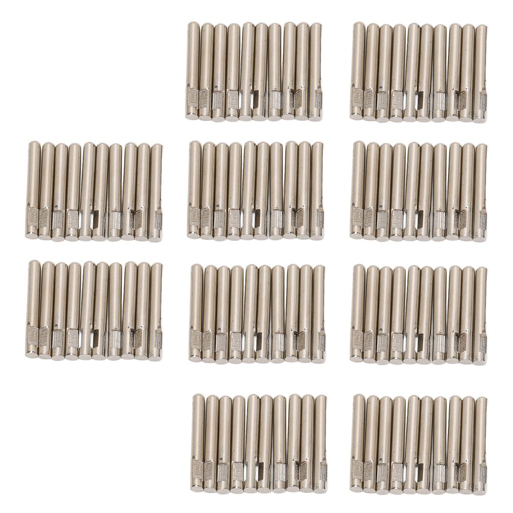 100pcs 0.1in Electrode Wire Pin Copper Connection for TENS Unit Slimming Massager Physiotherapy