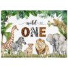 LS Photography Background Wildlife 1st Birthday Party Jungle Floral Decor Props Baby Shower Kids Portrait Photo Backdrop Studio