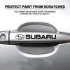 8ks Nálepka na dveře auta Uhlíková vlákna Škrábance Ochranná fólie na kliky auta Pro Subaru Forester Xv Impreza Wrx Sti 2010 Outback Legacy