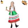 Halloween Kids Girls Mexican Party Costumes Cosplay Costumes Stage Performance Costumes
