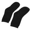 Deodorant Sock Breathable Silver Fiber Ribbed Elastic Odor Resistant Sock for Sweaty Feet Black