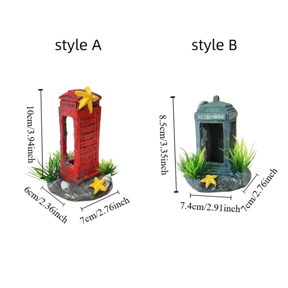 Simulation Fish Tank Decoration Resin Natural Look Aquarium Landscaping Artificial Retro Aquarium Ornament Aquarium Setup