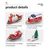 Christmas Train Set Railway Tracks Toys Creative Decor Christmas Tree Train Gift Toy For Kids Birthday Party Gift Xmas Decor