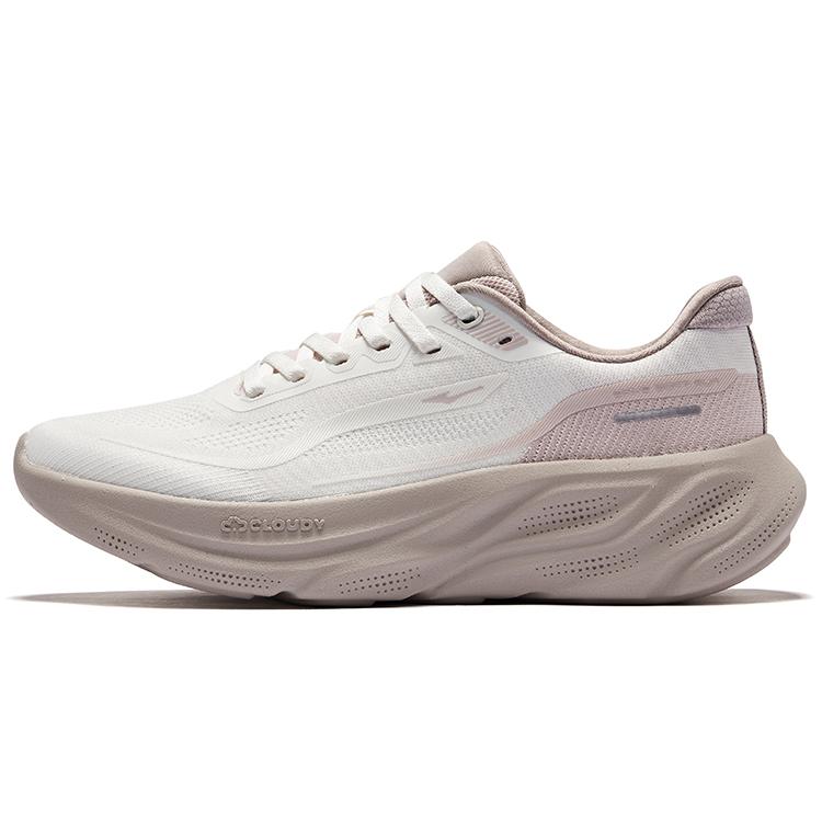 Hongxing Erke Comfortable Versatile Durable Breathable Low-Top Casual Running Shoes Women Sneaker Micro-Crystal-White Yam-Gray 52125303205-001