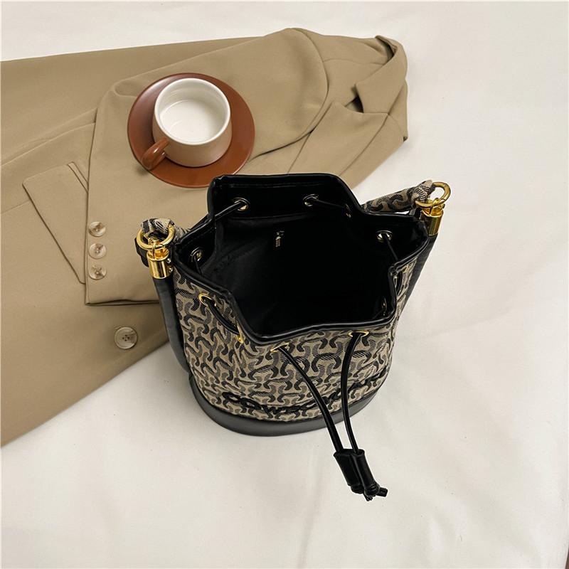 Nuova moda mix and match colore a contrasto pump cintura borsa a secchiello portatile a spalla a tracolla borsa da donna alla moda