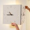 Modern Double-sided Corner Wall Clocks Luxury Clock Watch Creative Living Room Design Clocks Minimalist Watches Home Furniture