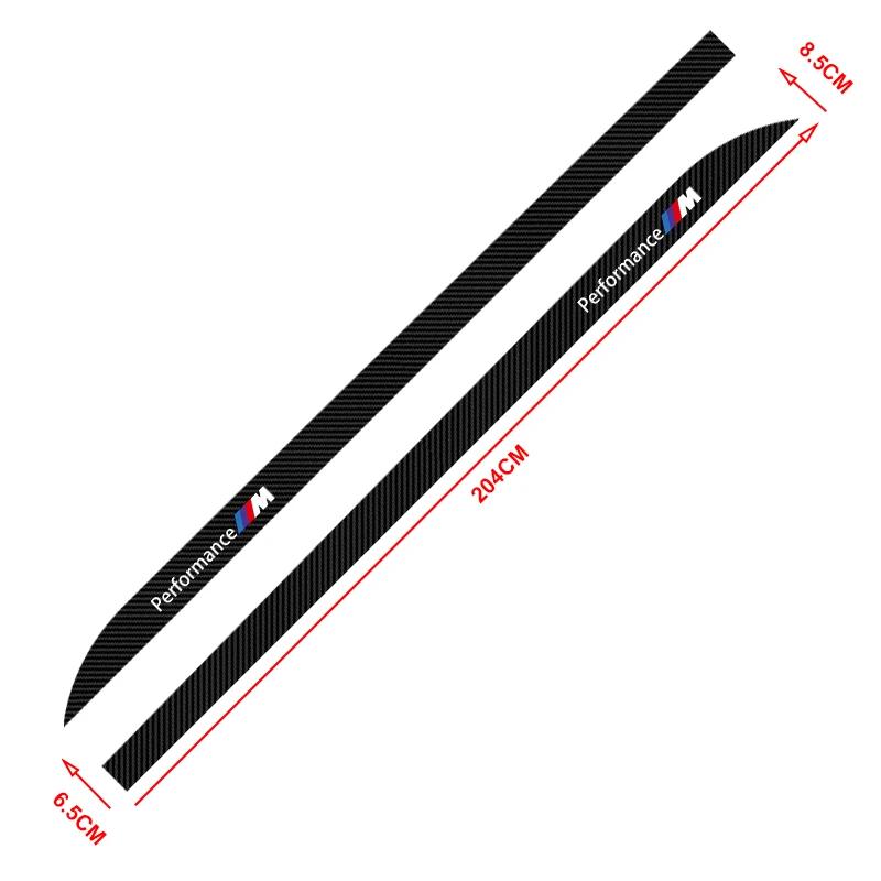 2 buc Prag lateral auto Fibră de carbon Autocolant de protecție caroserie Pentru BMW M F10 F07 E90 E60 F30 E89 E85 E92 X2 X3 X4 X5