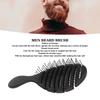 Herren Bart Entwirrbürste Schwarz Elastisch Original Entwirrbürste für Zuhause und Salon