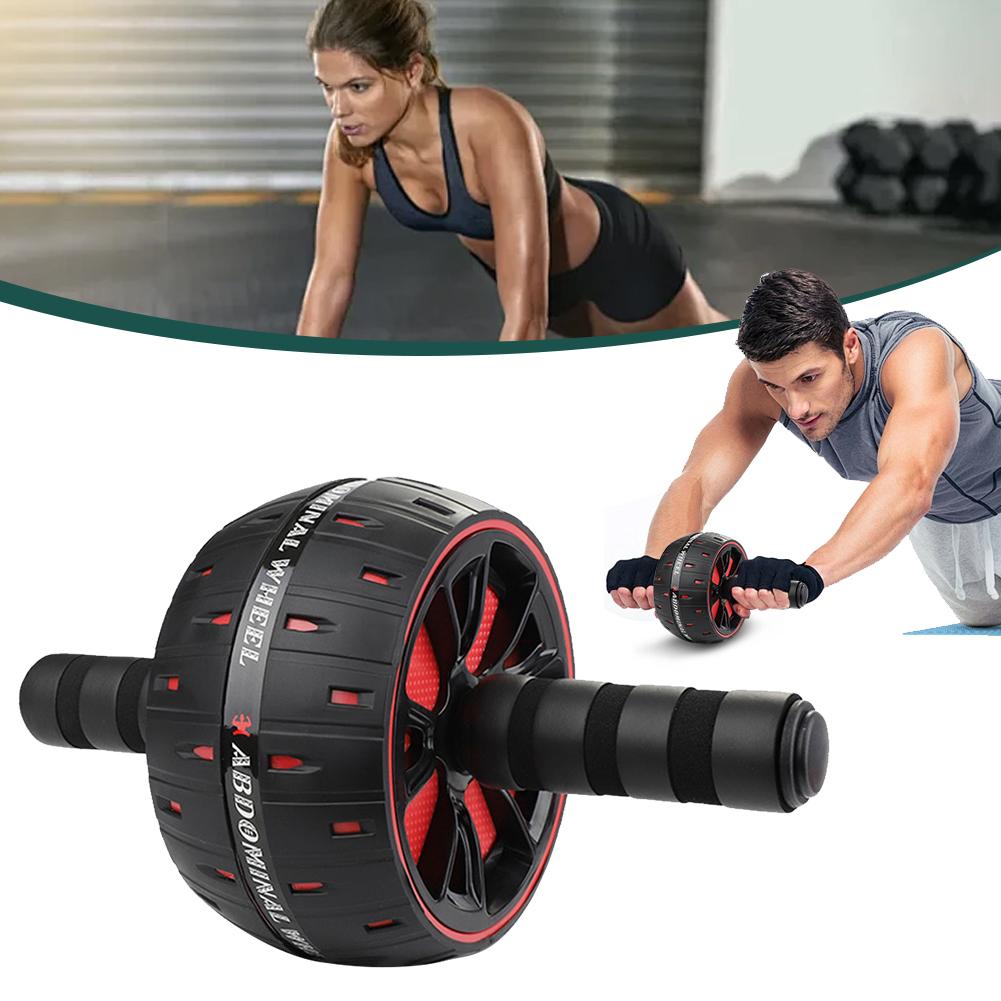 Abs Workout Ab Roller No Noise Gymnastic Wheel Fitness Abdominal Training Sports Equipment Keep Fitness Wheels for Core Workout